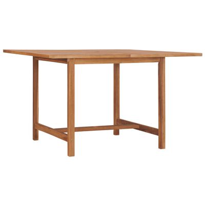 vidaXL Utendørs spisebord 110x110x75 cm heltre teak