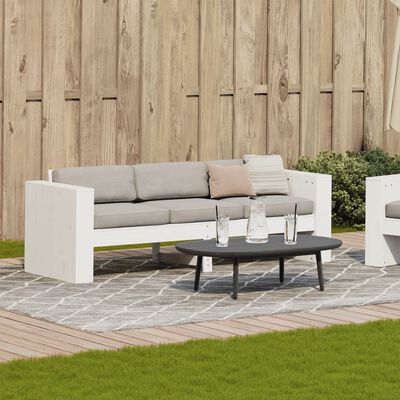 vidaXL Hagesofa 3-seters 189x60x62 cm heltre furu