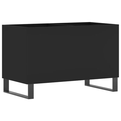 vidaXL Hifi-benk svart 74,5x38x48 cm konstruert tre