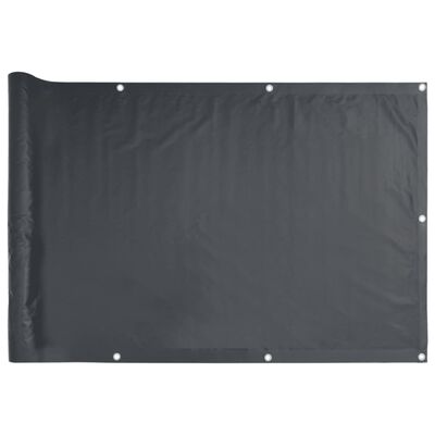 vidaXL Balkongskjerm antrasitt 1000x120 cm PVC