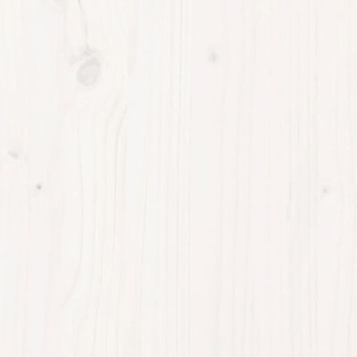 vidaXL Køyeseng for barn med sklie hvit 90x200 cm heltre furu