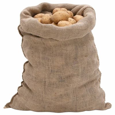 vidaXL Jutesekker 10 stk 60x105 cm 100% jute 220 gsm