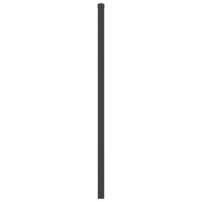 vidaXL Sengegavl i metall svart 150 cm