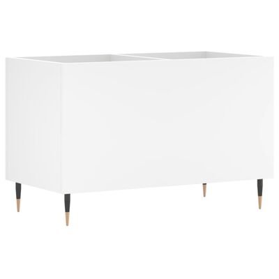 vidaXL Hifi-benk hvit 74,5x38x48 cm konstruert tre