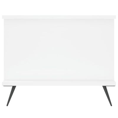 vidaXL Salongbord hvit 90x50x40 cm konstruert tre