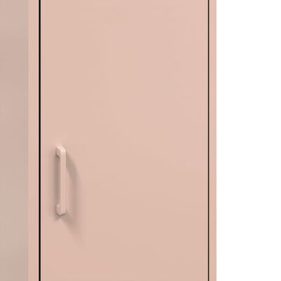 vidaXL Highboard rosa 36x39x113 cm stål