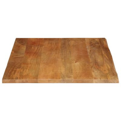 vidaXL Bordplate 90x80x2,5 cm naturlig kant heltre mango