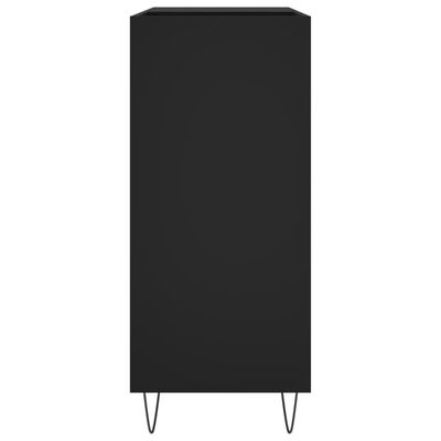 vidaXL Hifi-benk svart 84,5x38x89 cm konstruert tre
