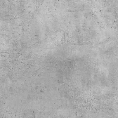 vidaXL Skriverstativ med hjul betonggrå 41x32x34,5 cm