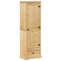 vidaXL Garderobe Corona 55x38x170 cm heltre furu