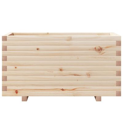 vidaXL Plantekasse 90x40x49,5 cm heltre furu