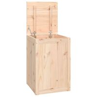 vidaXL Skittentøyskurv 44x44x66 cm heltre furu