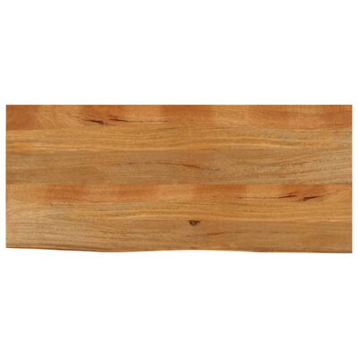 vidaXL Bordplate 140x60x2,5 cm naturlig kant heltre mango