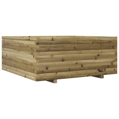 vidaXL Plantekasse 110x110x49,5 cm impregnert furu