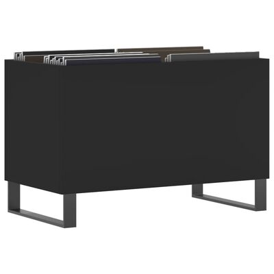 vidaXL Hifi-benk svart 74,5x38x48 cm konstruert tre