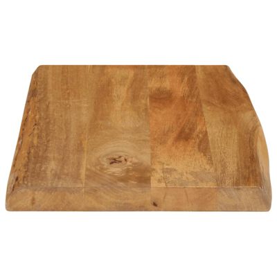 vidaXL Bordplate 60x40x3,8 cm naturlig kant heltre mango