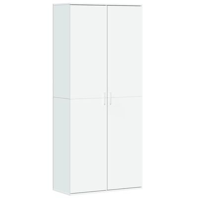 vidaXL Highboard hvit 80x35x180 cm konstruert tre