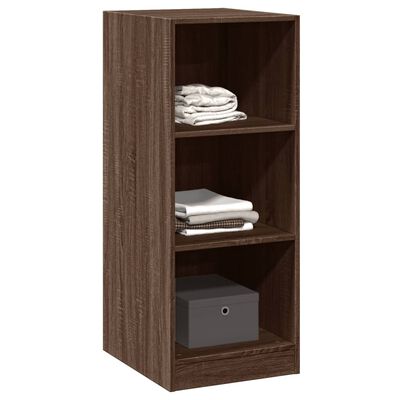 vidaXL Garderobe brun eik 48x41x102 cm konstruert tre