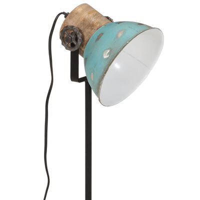 vidaXL Skrivebordslampe 25 W denimblå 17x17x50 cm E27