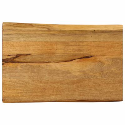 vidaXL Bordplate 60x40x3,8 cm naturlig kant heltre mango