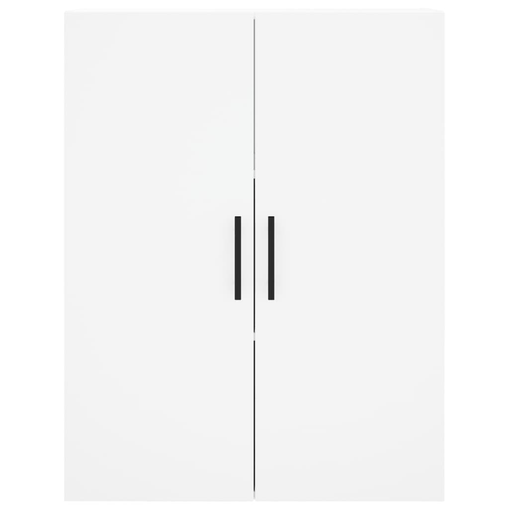 vidaXL Highboard hvit 69,5x34x180 cm konstruert tre