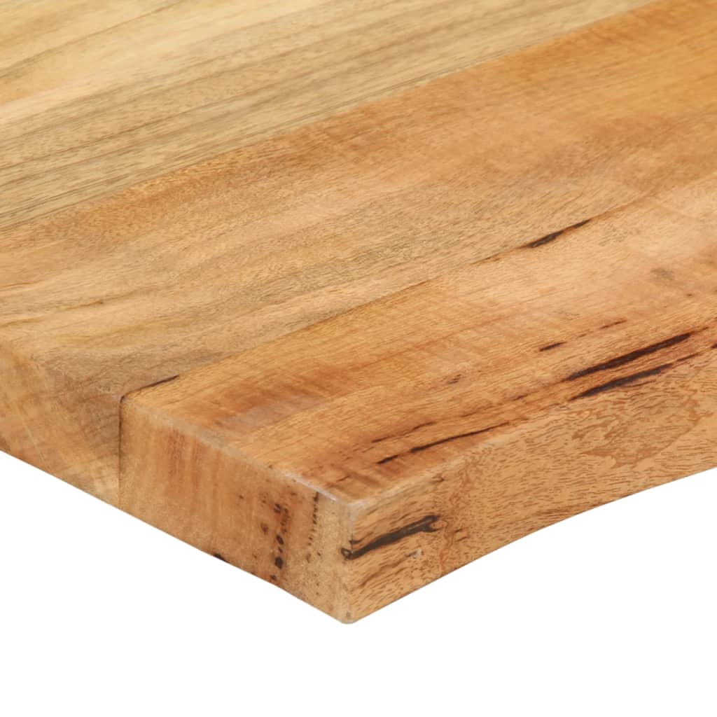 vidaXL Bordplate 100x60x3,8 cm naturlig kant heltre mango