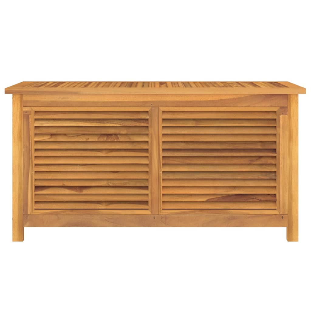 vidaXL Putekasse med pose 114x50x58 cm heltre teak