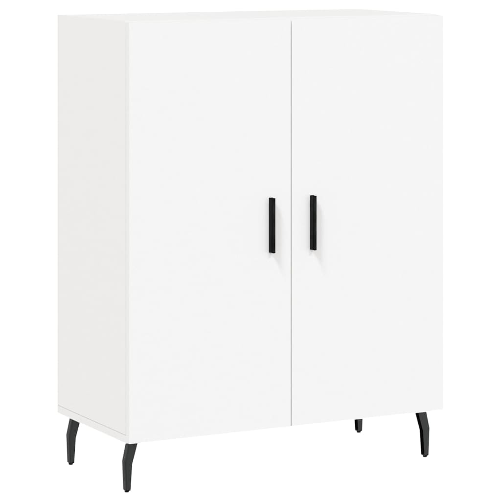 vidaXL Highboard hvit 69,5x34x180 cm konstruert tre