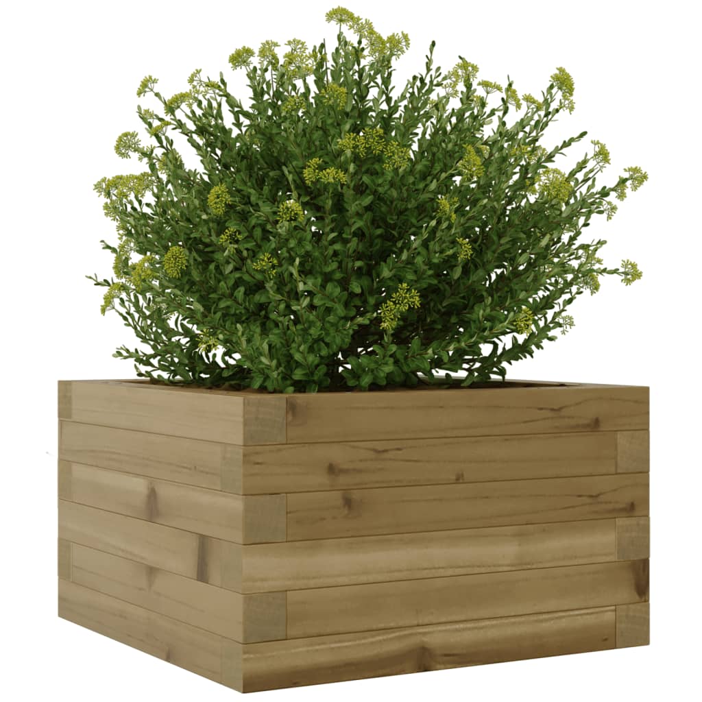 vidaXL Blomsterkasse 40x40x23 cm impregnert furu