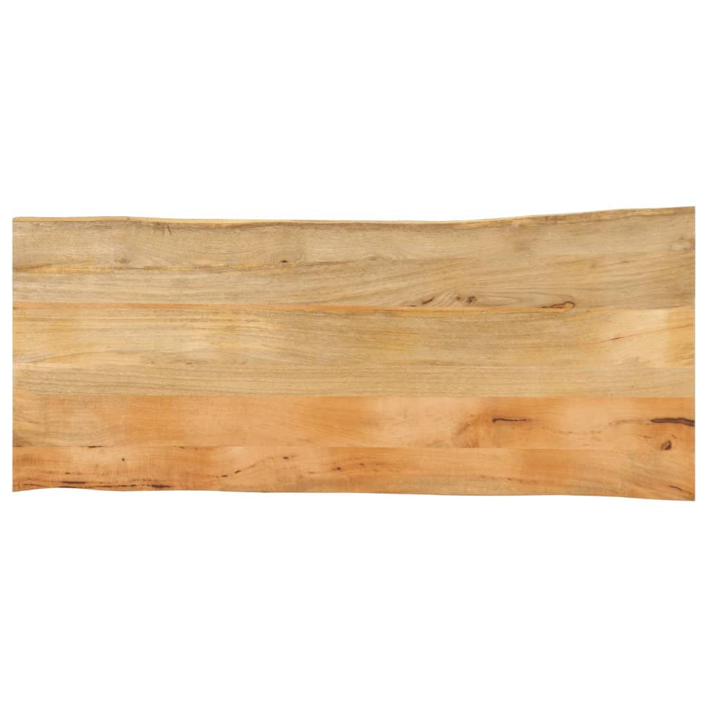 vidaXL Bordplate 140x60x3,8 cm naturlig kant heltre mango