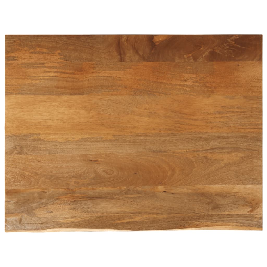 vidaXL Bordplate 90x80x2,5 cm naturlig kant heltre mango