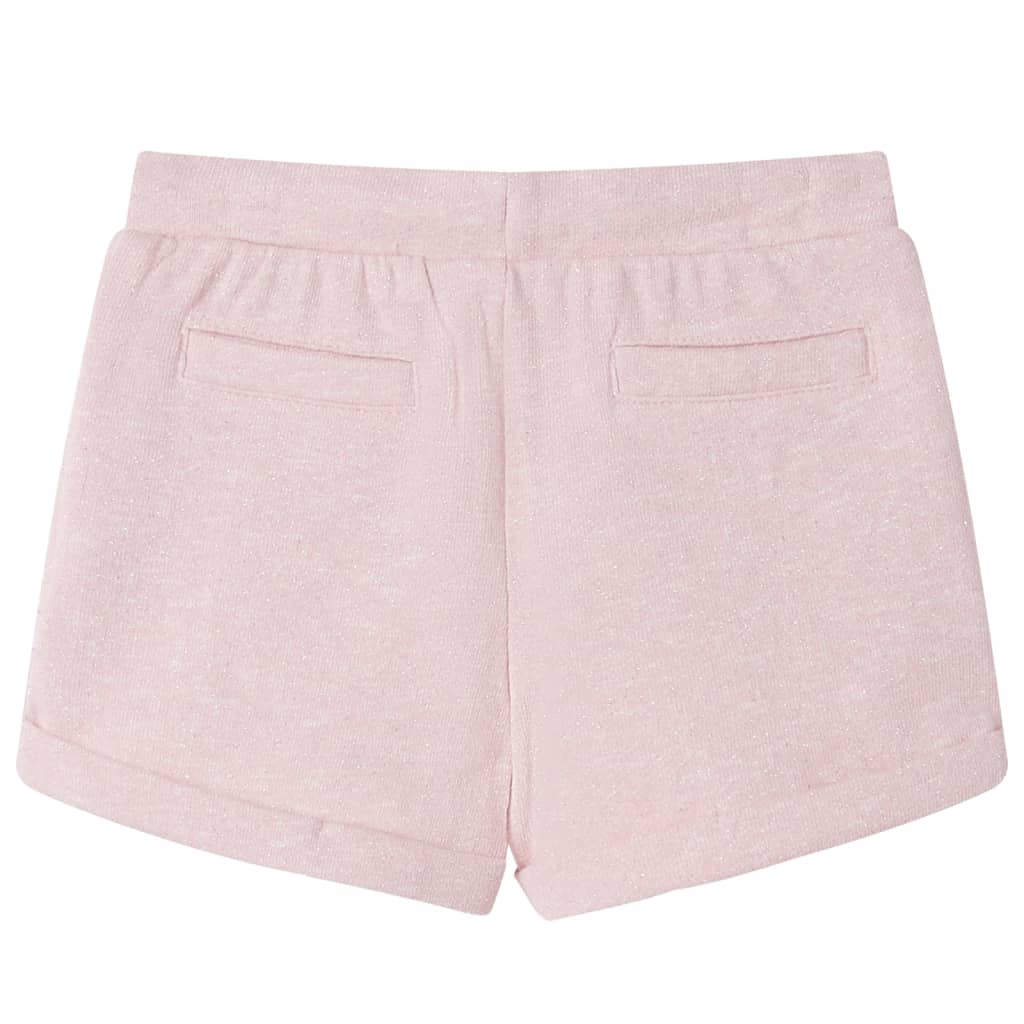 Barneshorts med snor blandet lyserosa 104