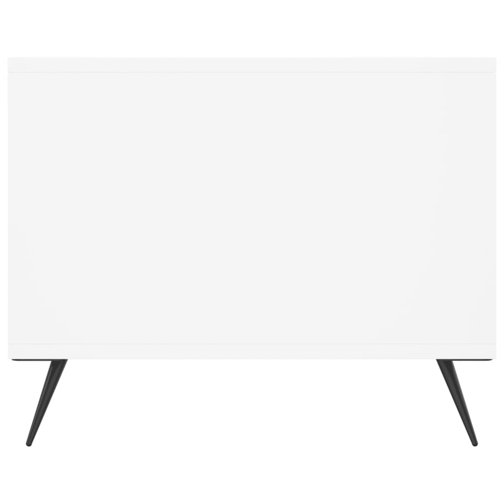 vidaXL Salongbord hvit 90x50x40 cm konstruert tre