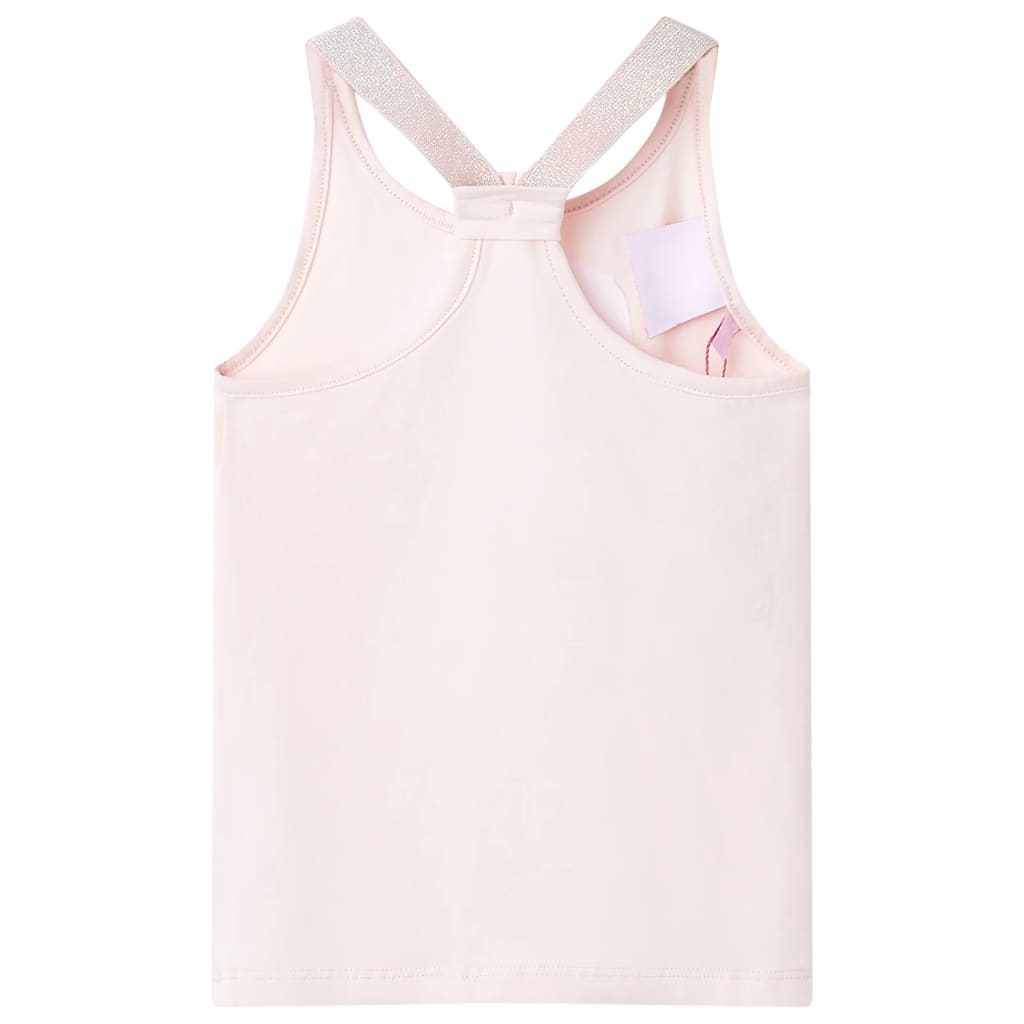 Singlet for barn myk rosa 116