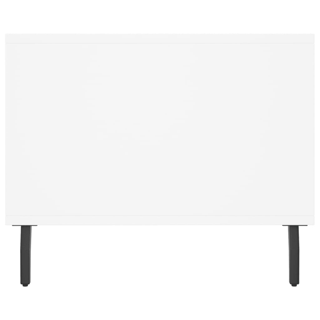 vidaXL Salongbord hvit 90x50x40 cm konstruert tre