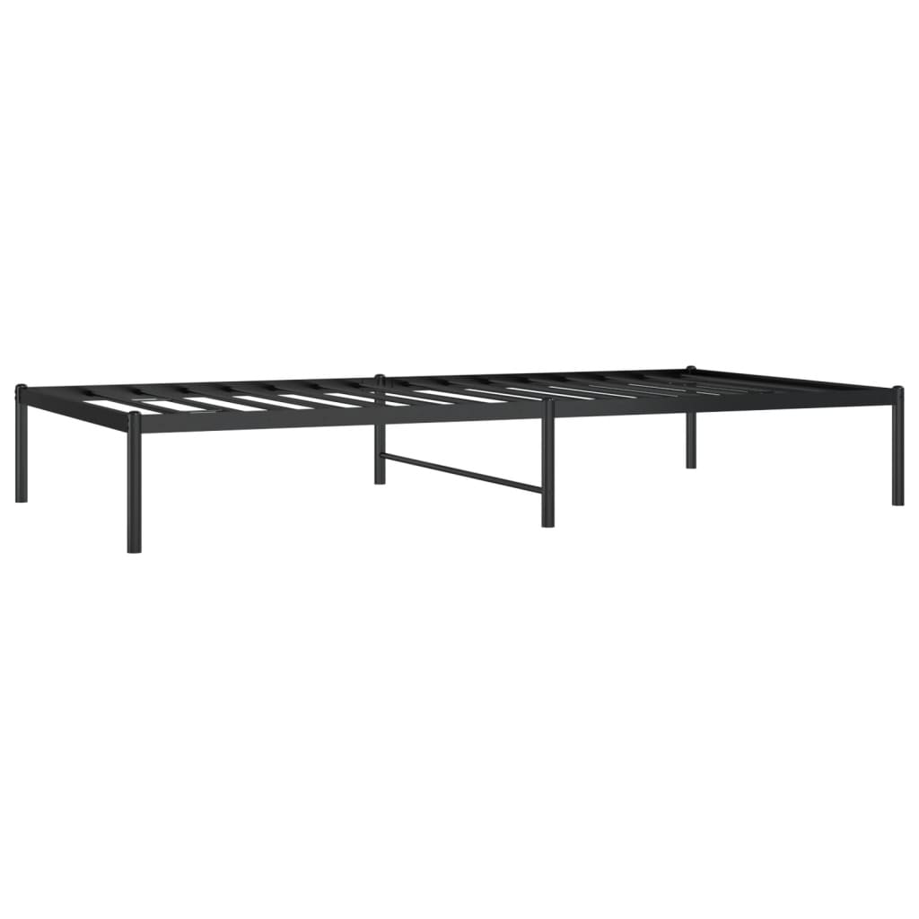 vidaXL Sengeramme i metall svart 100x200 cm