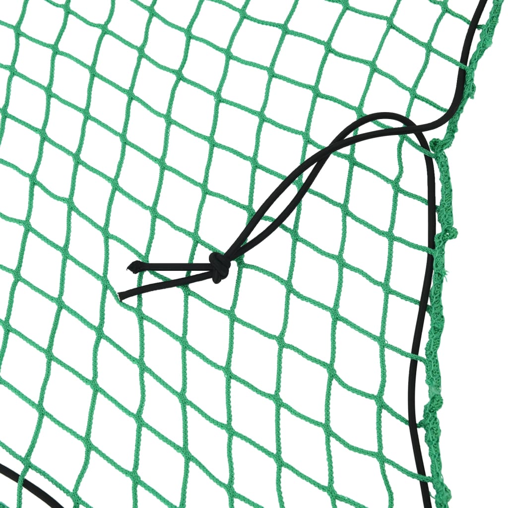 vidaXL Tilhengernett med elastisk tau grønn 2,2x1,5 m PP