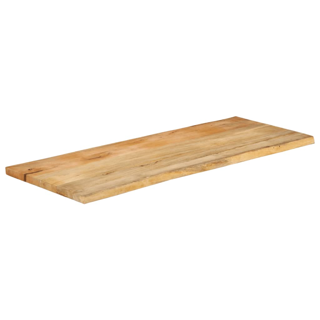 vidaXL Bordplate 140x60x3,8 cm naturlig kant heltre mango