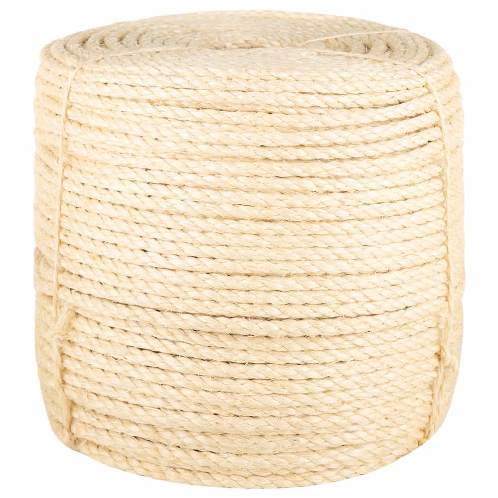 vidaXL Tau 100% sisal 8 mm 50 m