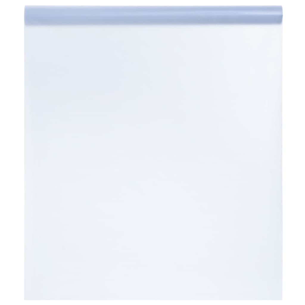 vidaXL Vindusfilm statisk frostet gjennomsiktig grå 45x500 cm PVC