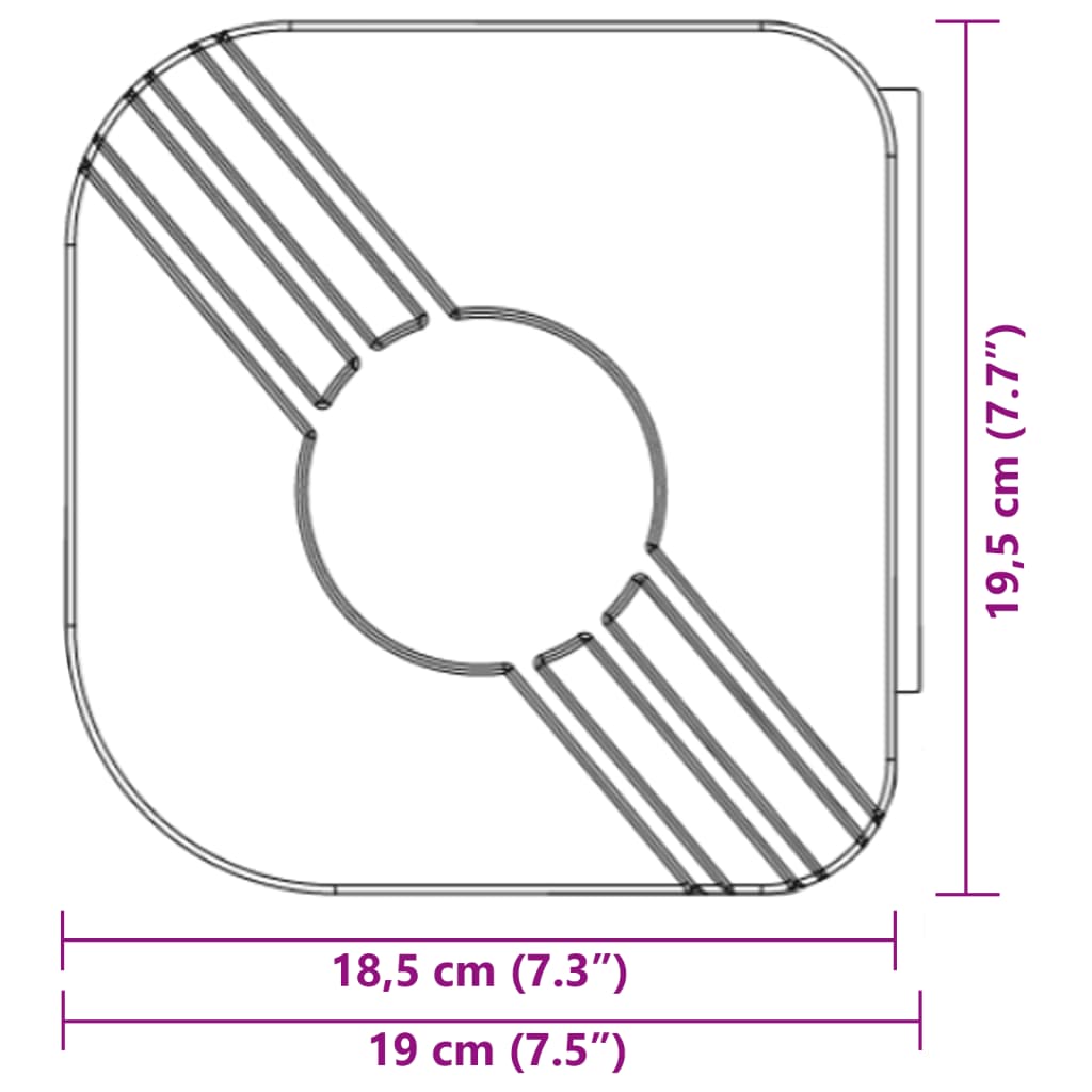 vidaXL Uttrekkbar markise blå og hvit 5x3 m stoff og aluminium