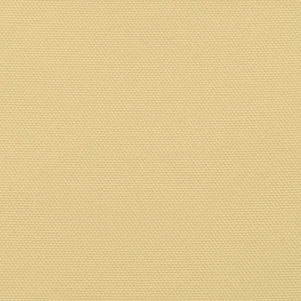 vidaXL Solseil sand 8x6 m 100% polyester oxford