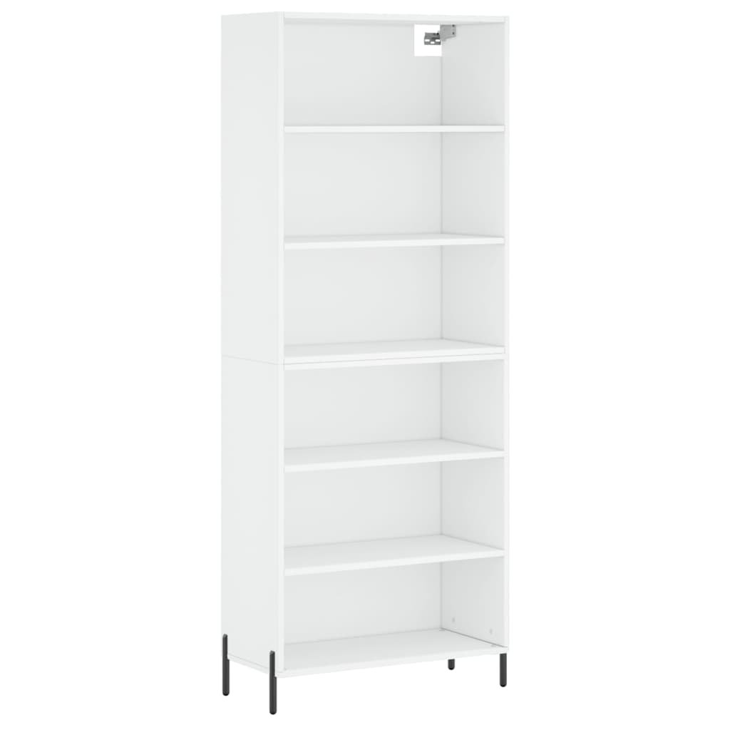 vidaXL Highboard hvit konstruert tre