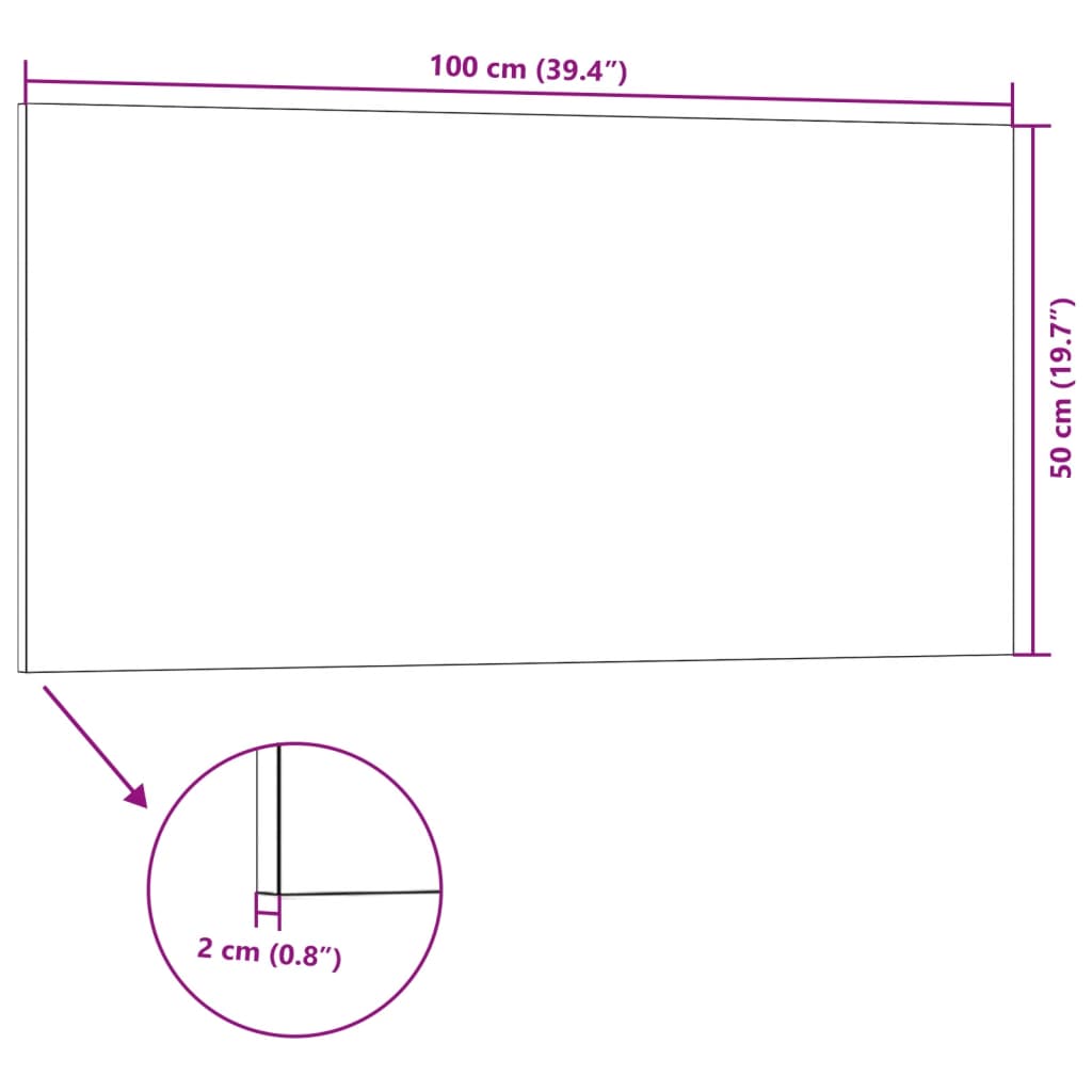 vidaXL 3D-veggpaneler 10 stk rød og hvit 100x50 cm EPS