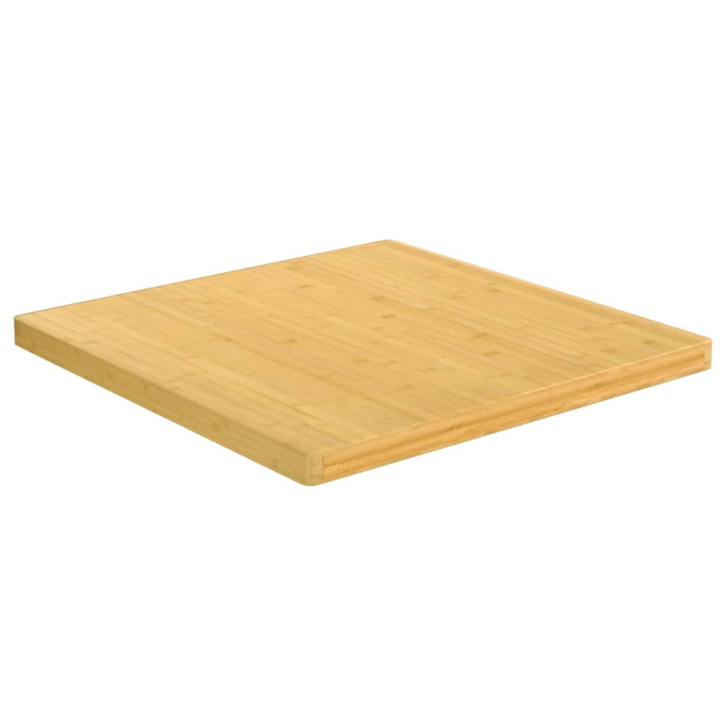 vidaXL Bordplate 80x80x4 cm bambus