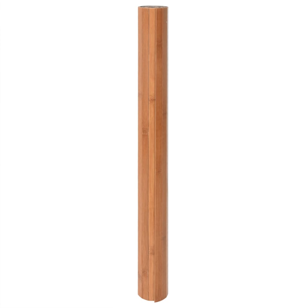 vidaXL Teppe rektangulær naturell 80x500 cm bambus