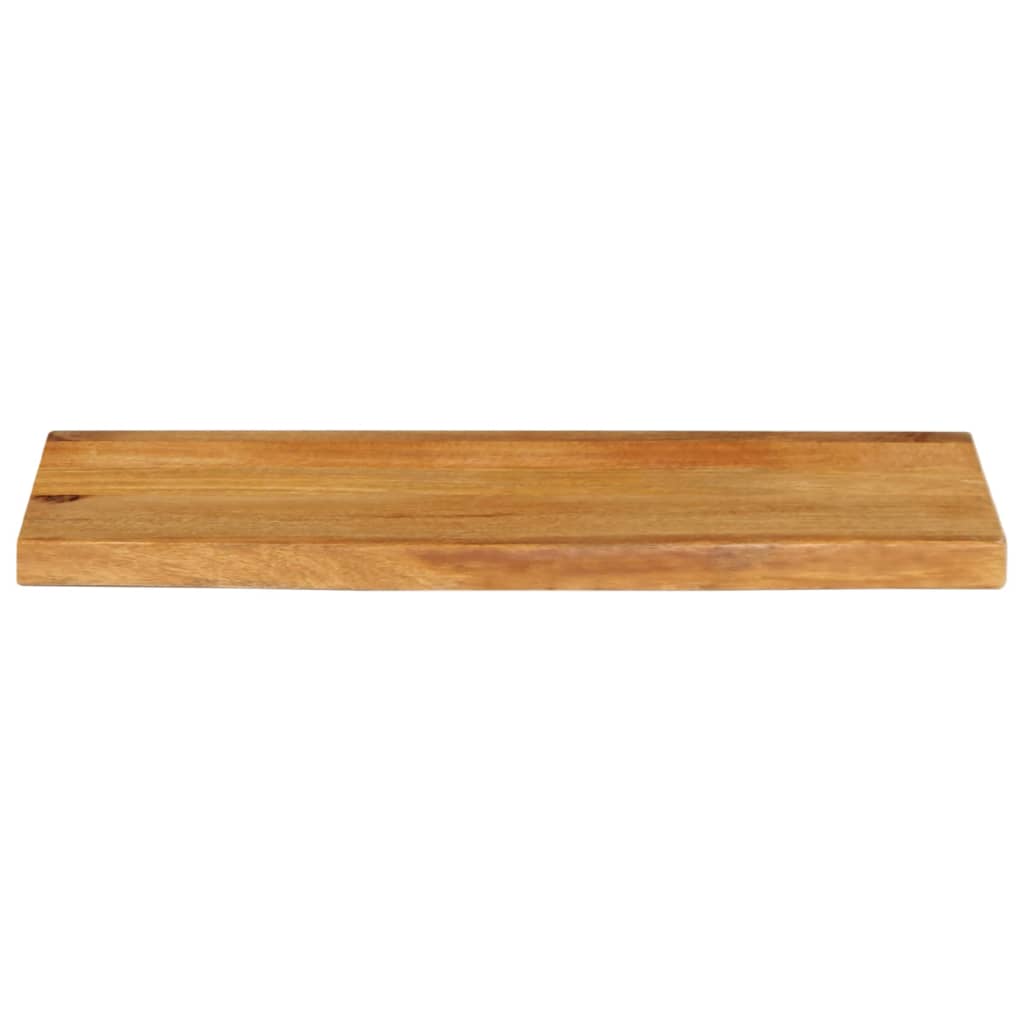 vidaXL Bordplate med naturlig kant 90x30x2,5 cm heltre mango