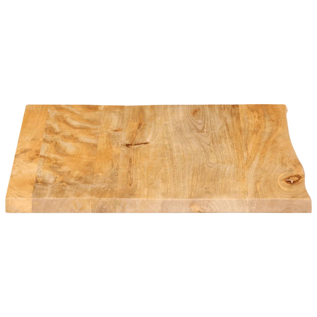 vidaXL Bordplate naturlig kant 180x30x2,5 cm heltre mango