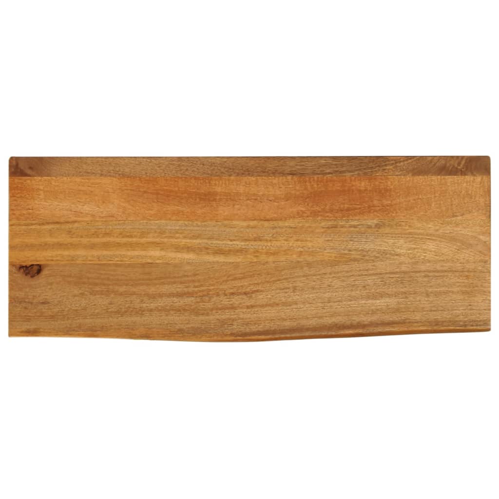 vidaXL Bordplate med naturlig kant 80x20x2,5 cm heltre mango