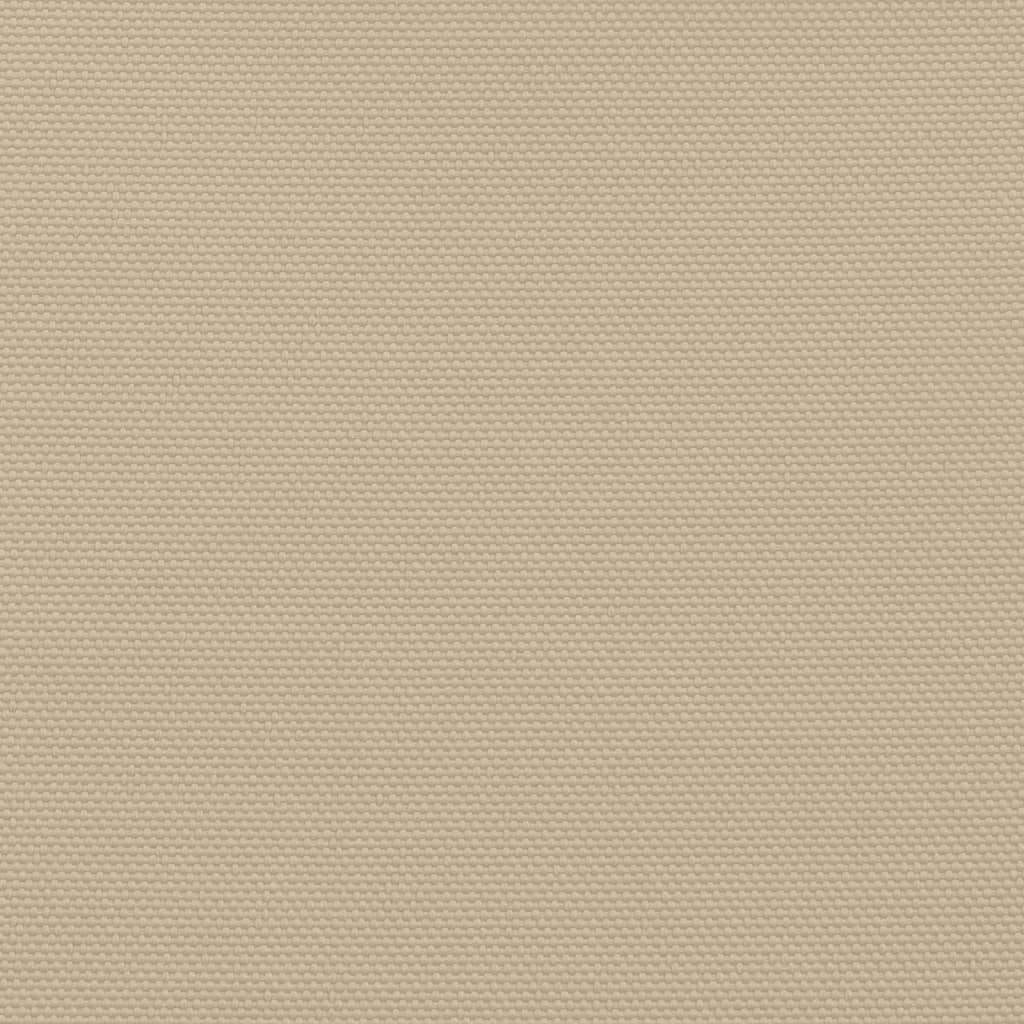 vidaXL Solseil beige 2x2x2 m 100% polyester oxford